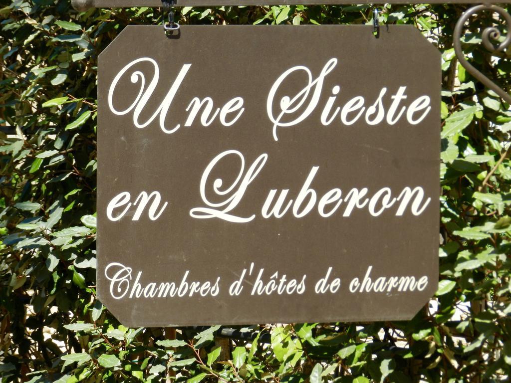 Une Sieste En Luberon Bonnieux Exterior photo